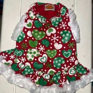 Small Christmas dog outfit